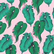 May Designs Printed Folio Cover Taro Leaf Blush